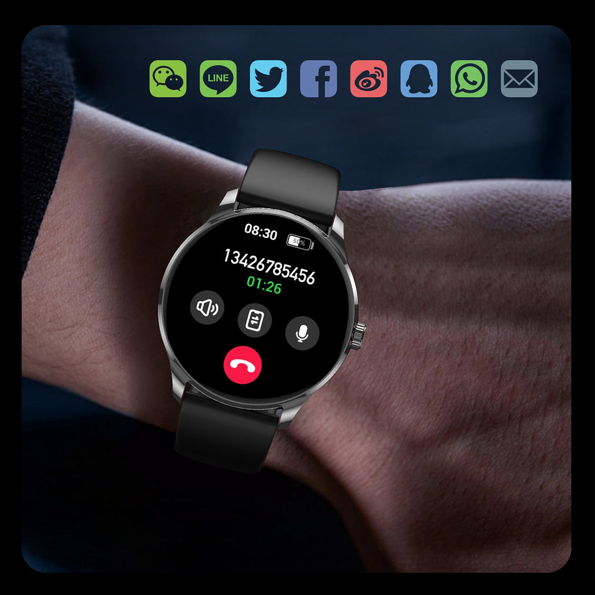 Women Smart Watch, 1.43-inch AMOLED Touchscreen Fitness Tracker Compatible with iPhone & Android,Bluetooth Call Function, IP68 Waterproof Smart Wristwatch, 100 Plus Sports Modes for Daily