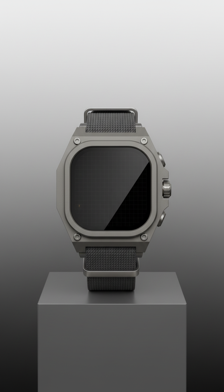 Military Smart Watch with Rugged Polymer Case