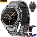 Haulvean Mid-Range Smart Watch 1.52" HD Smartwatch fits for Android and iPhone Devices, with 3 Interchangeable Bands/High-Efficiency Battery/120+ Sports Modes, IP68 Waterproof Fitness Tracker Watch (Black)