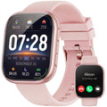 Smart Watch for Men Women, 1.83-inch IP68 Waterproof Smartwatch with Bluetooth Call (Answer/Make Calls), 100+ Sports Modes Fitness Tracker, Compatible with Android and iPhone, Gift pink