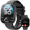 Haulvean Smart Watch fits for Android and iPhone Devices, Smartwatch for Women Men 1.88" HD Fitness Tracker with 100+ Sports Mode, Bluetooth Call, IP68 Waterproof for Gift Black
