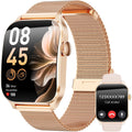Smart Watches for Women, 2026 New AI Smartwatch Fits for Android & Iphone Devices, 1.93" AMOLED Fitness Watch, Smartwatch with Bluetooth Call/Message Reminder/120 Sport Models, Ideal Gift, Gold